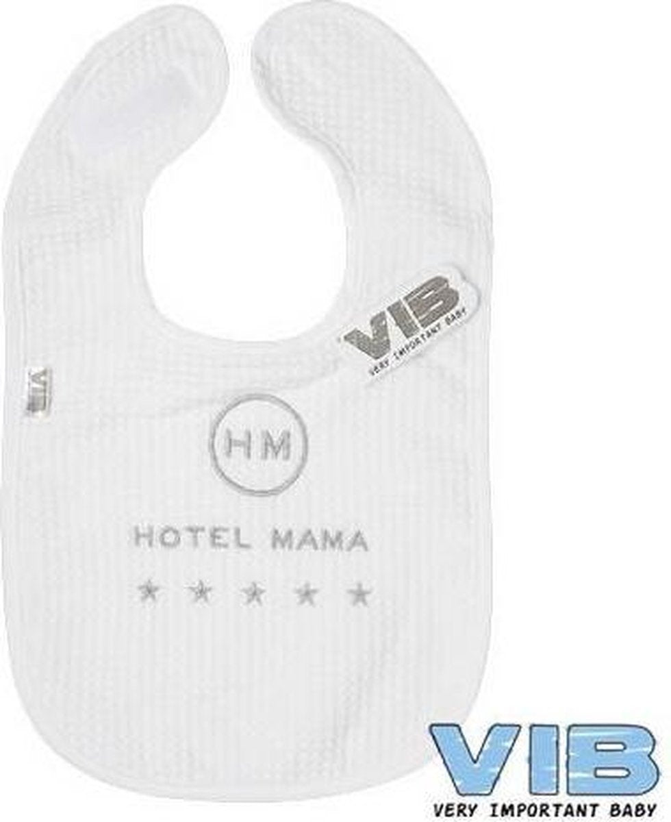 Slabbetje 'Hotel Mama' White