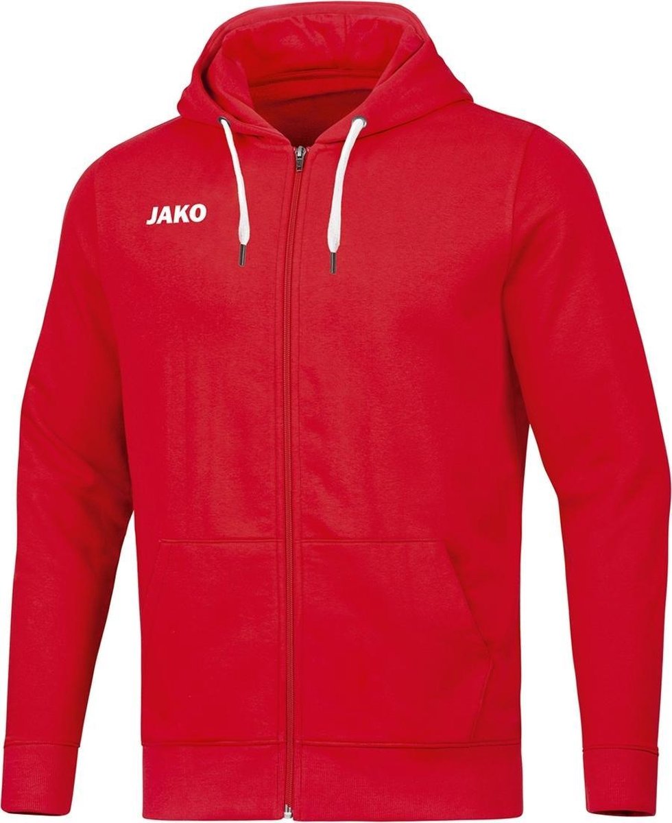 Jako - Hooded Jacket Base Women - Rood - Dames - maat  34