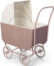 Vintage poppenwagen rattan | By Astrup