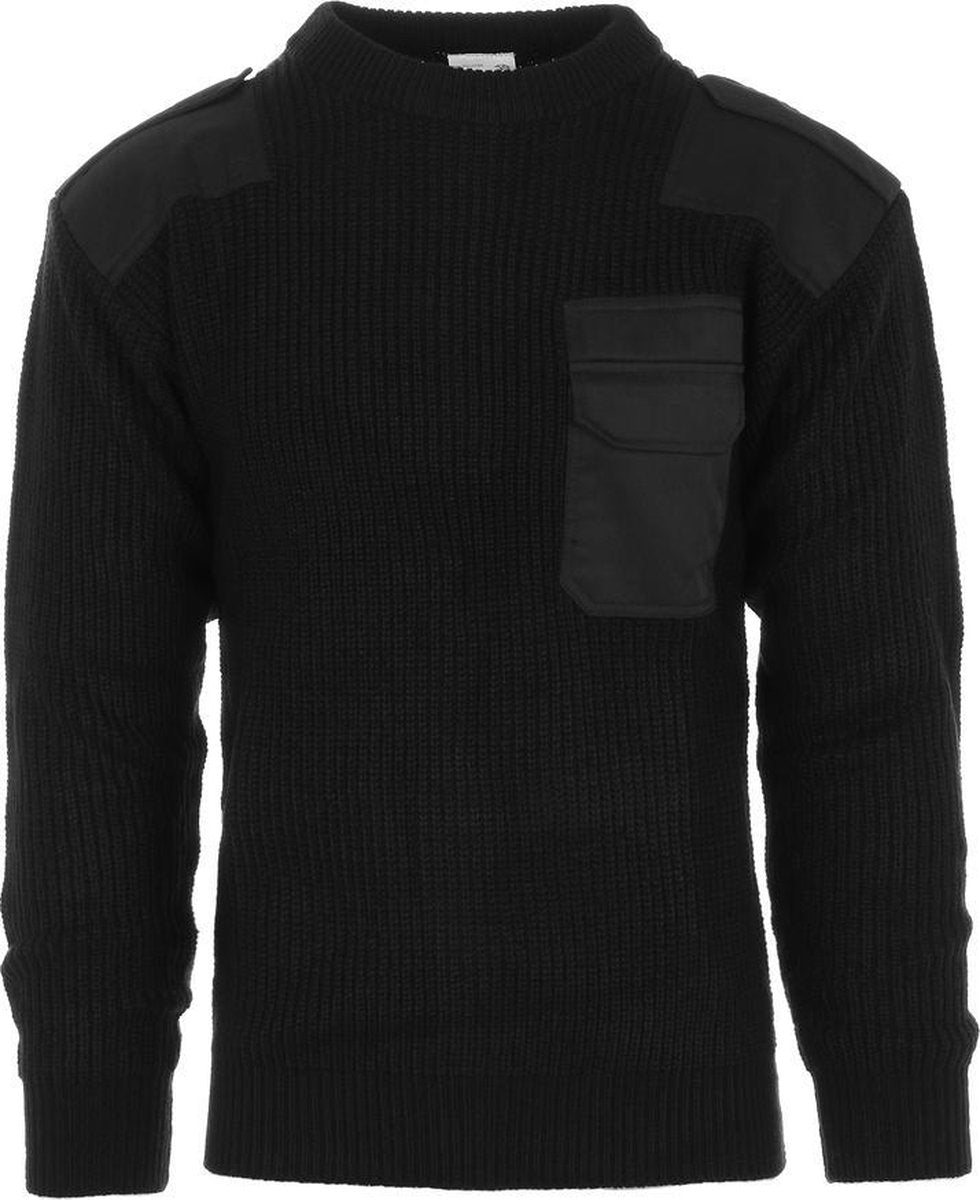 Fostex Commando Heren Trui - Zwart - Maat M