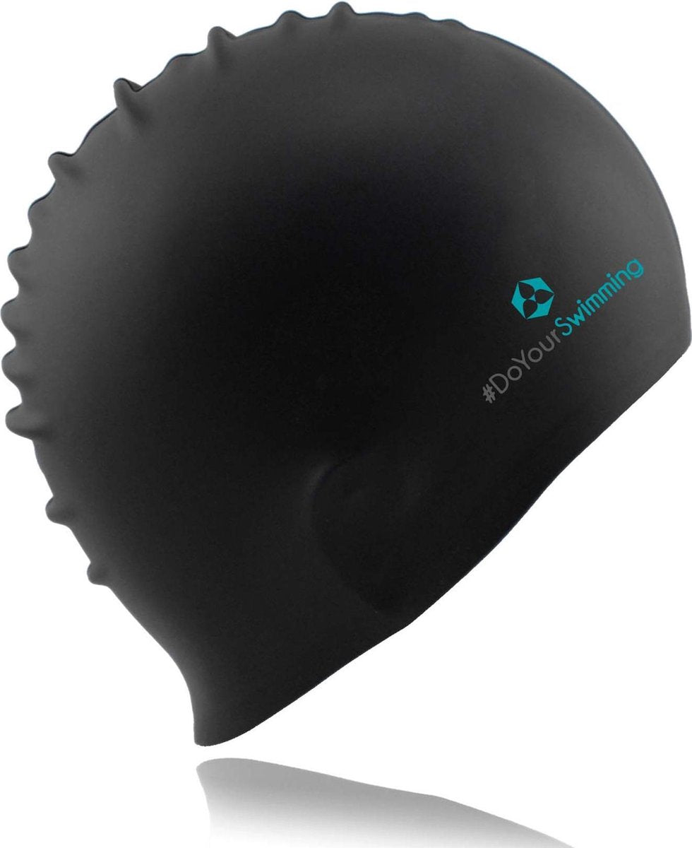#DoYourSwimming - Badmuts voor kinderen - »Goldfisch« - silicoon (Spandex) - perfecte pasvorm - zwart