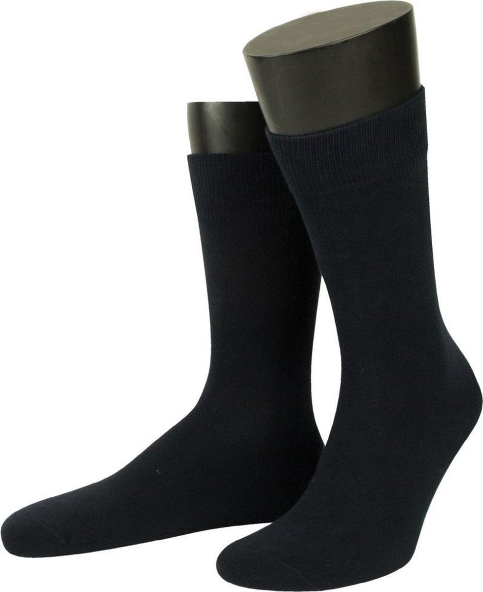 Basset - Sokken - Sokken Heren - 6 Pack - Blauw - Maat  43-47