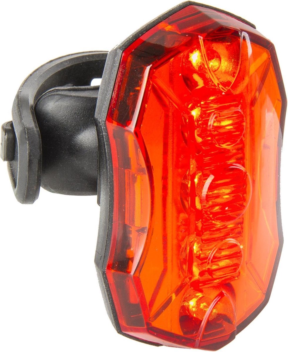 M-wave Achterlicht Helios 5.3 Led Batterij Zwart