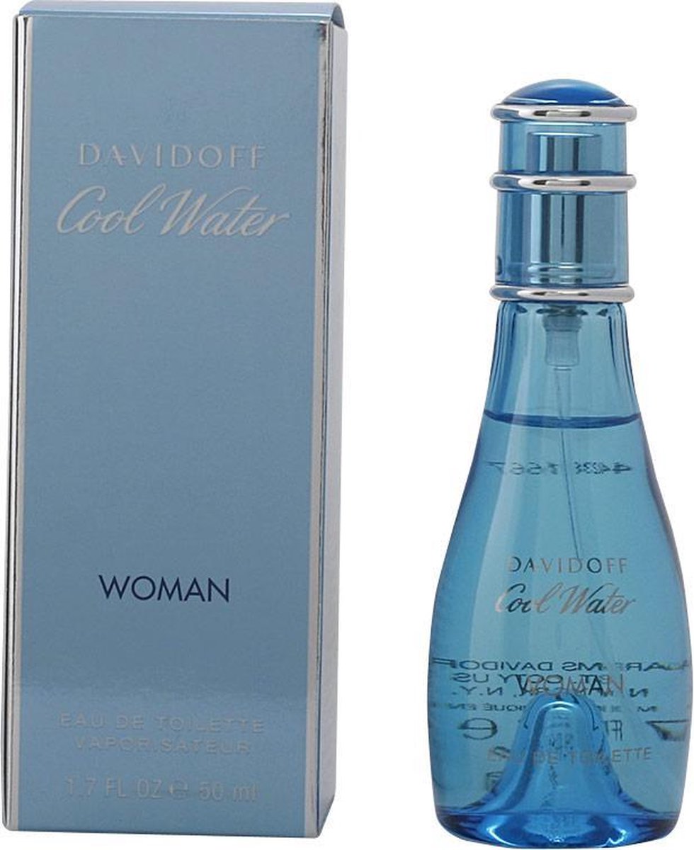 COOL WATER WOMAN  50 ml | parfum voor dames aanbieding | parfum femme | geurtjes vrouwen | geur