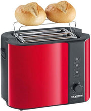 Severin AT2217 - Broodrooster - Rood/Zwart
