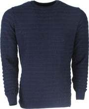 Ferlucci - Exclusieve Heren Trui - Fijn gebreid - Vasco - Navy