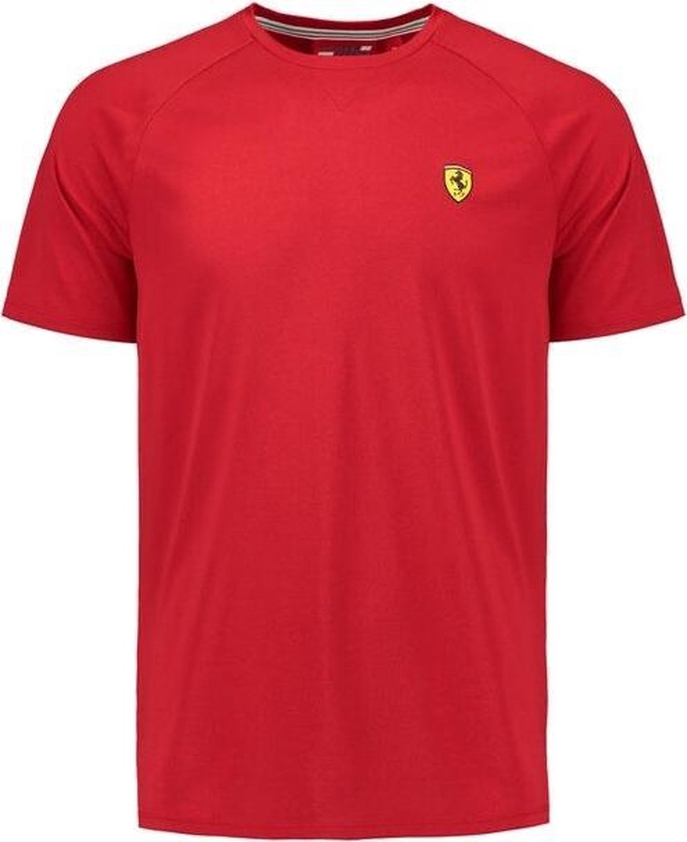 Ferrari T-shirt Scuderia Heren Polyester Rood Maat Xs