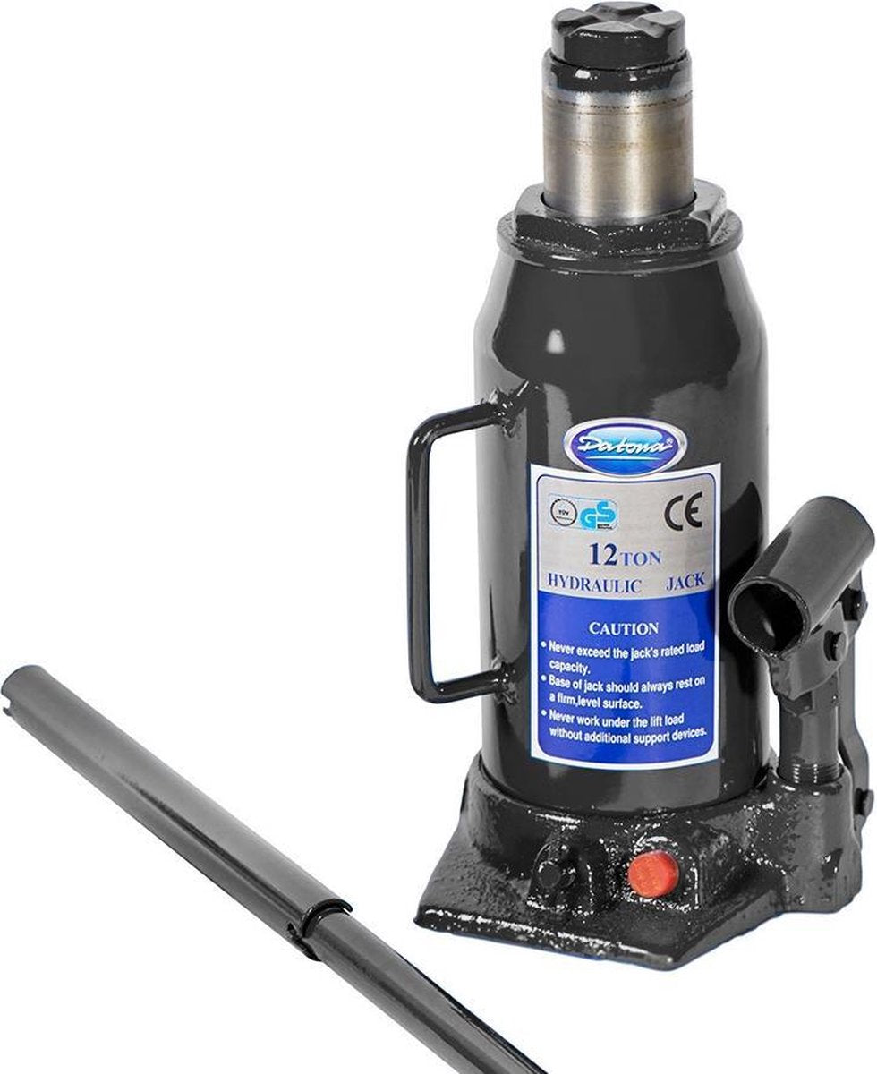 Datona® Potkrik - 12 ton - Zwart