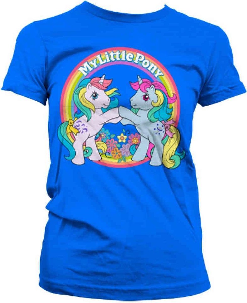 My Little Pony Dames Tshirt -XL- Best Friends Blauw