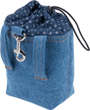 AMI Zakje voor snoep denim blauw 10x7x14cm