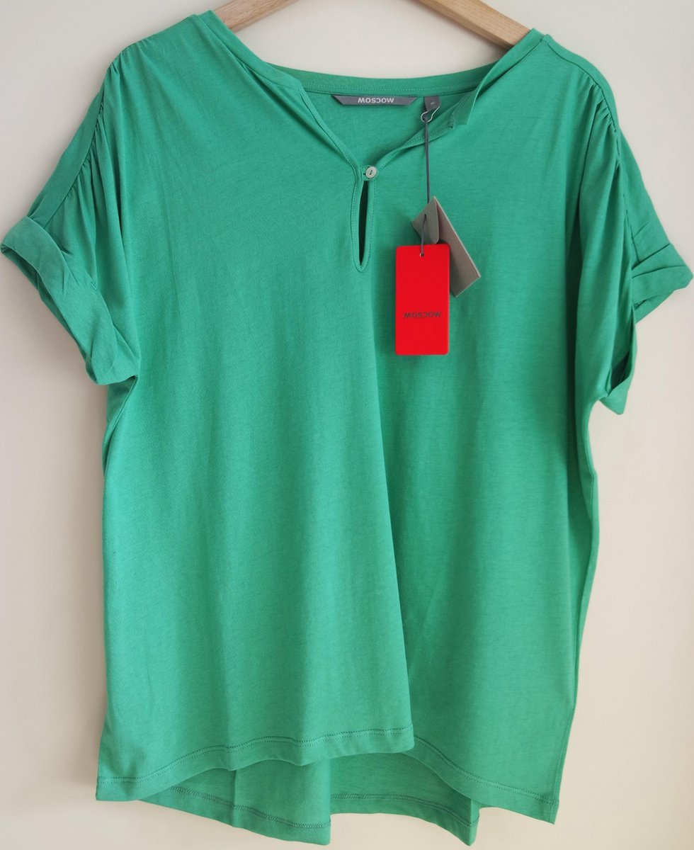 Fine Cotton Jersey Top van Moscow - Maat M
