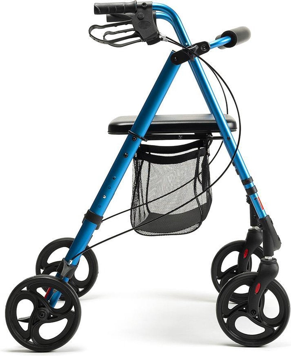 Rollator Eco Plus opklapbaar merk Vermeiren in kleur Blauw