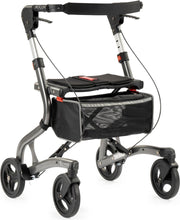MultiMotion Trollimaster RG70 Rollator Standard - Kleur:Donkergrijs - Zithoogte 60cm (lengte vanaf 1.65cm)