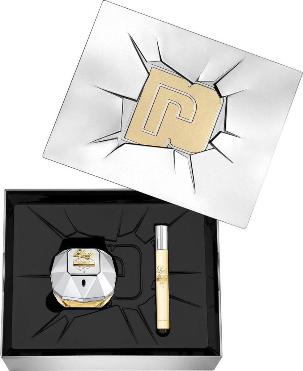 Paco Rabanne - Lady Million Lucky EDP 80 ml + Travel Spray EDP 10 ml - Giftset