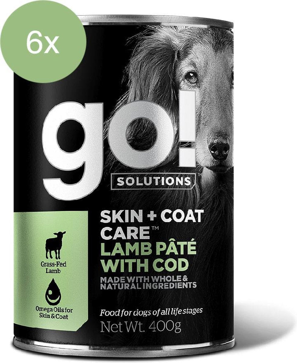 GO! SOLUTIONS SKIN + COAT CARE Lamspaté met Kabeljauw Recept 6x
