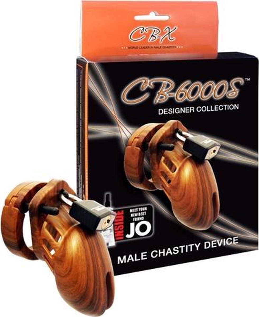 CB-X - CB6000S Kuisheidskooi - Wood - Bruin - BDSM - Chastity - BDSM - Bondage