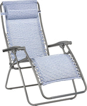 Lafuma RSX Polycoton mat. Relaxstoel - Inklapbaar - Verstelbaar - Marine gestreept