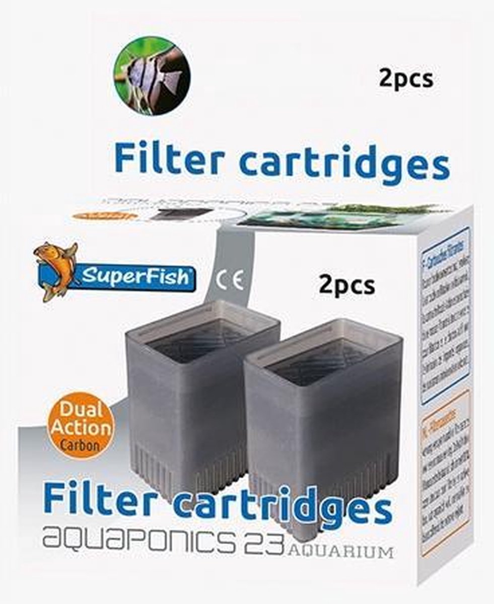 Superfish aquaponics 23 cartridge 2stk.