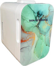Skin up fridge- Skincare fridge - Mini fridge -Makeup - 8L- BLUE MARBLE