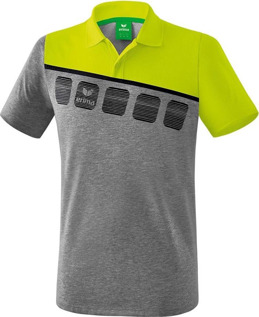 Erima 5-C Polo - Polo's  - grijs - M