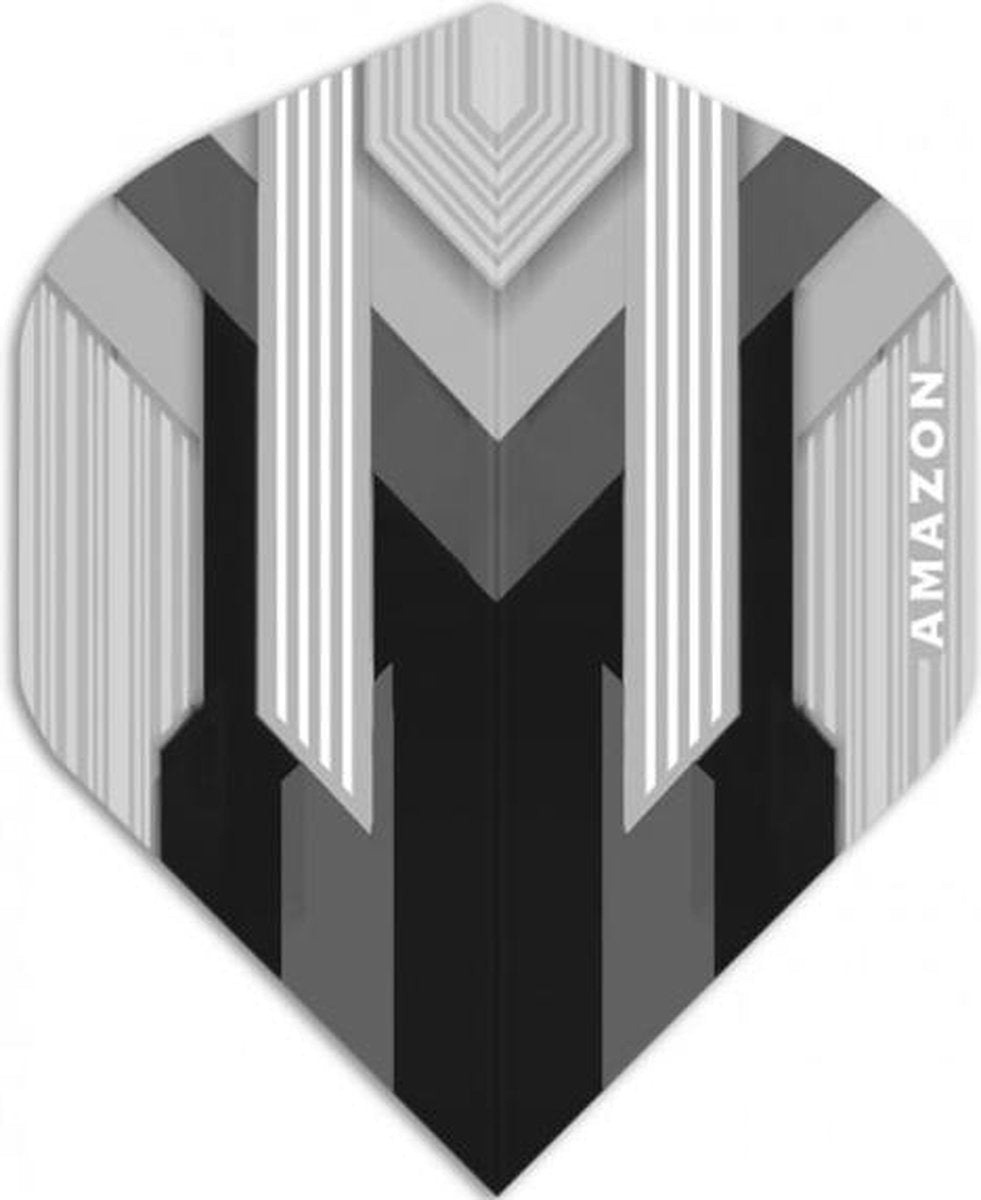 Amazon Silver Dartflights - Zwart- ()