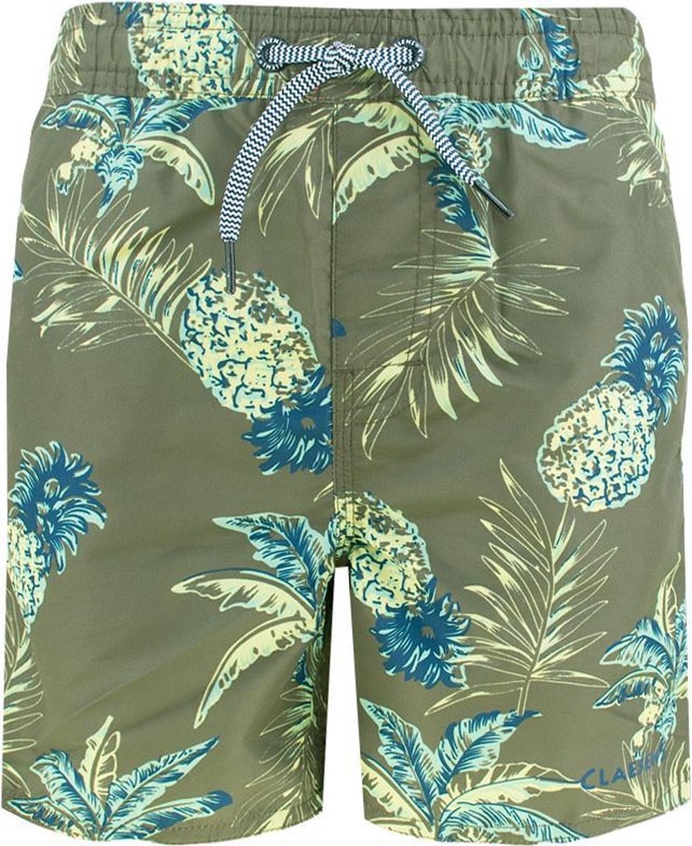 Claesen's zwemshort loose fit pineapple groen - 152/158