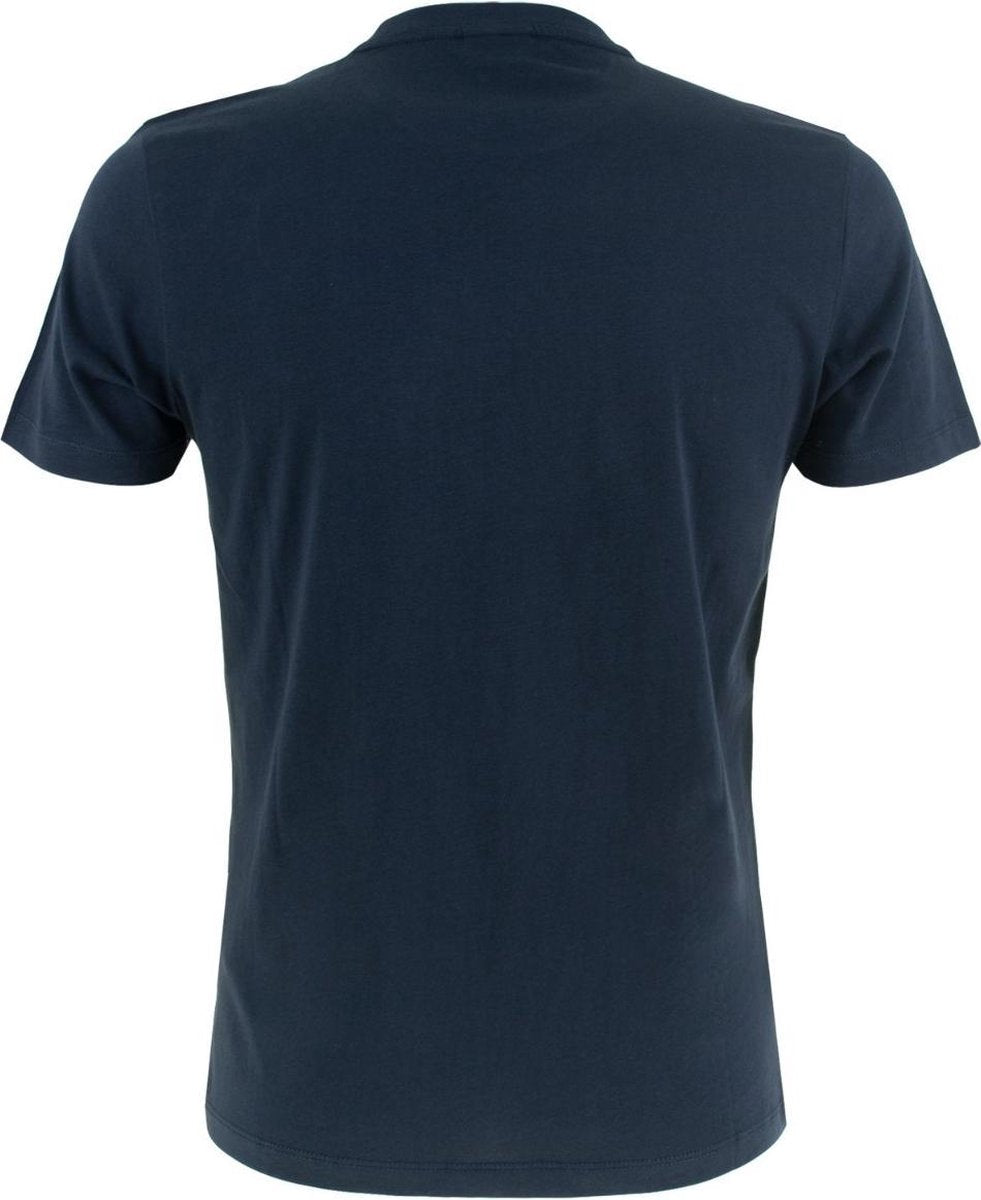 Napapijri sallar O-hals logo shirt blauw II - 3XL