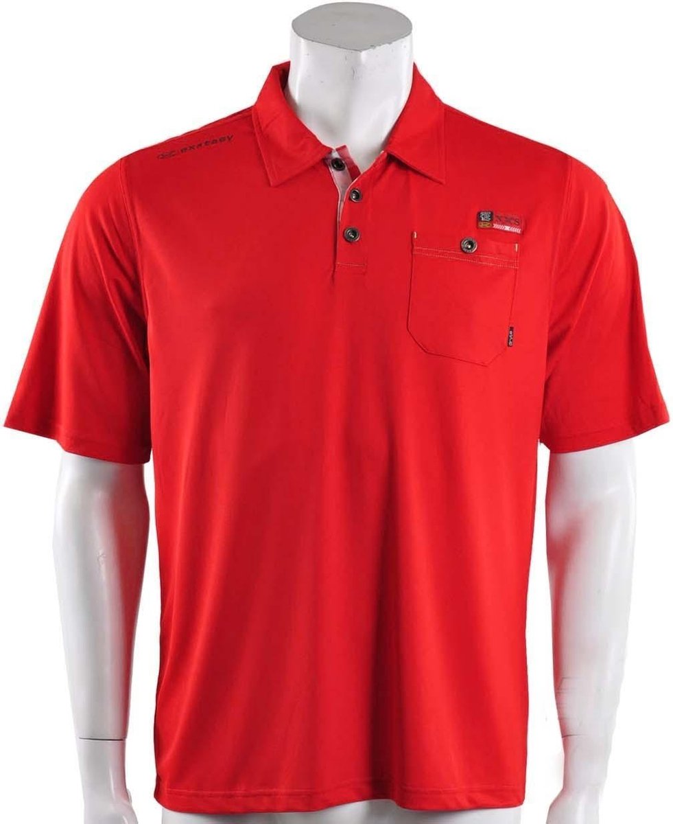 Exxtasy Kimball - Sportpolo -  Heren - Maat 48 - Rood