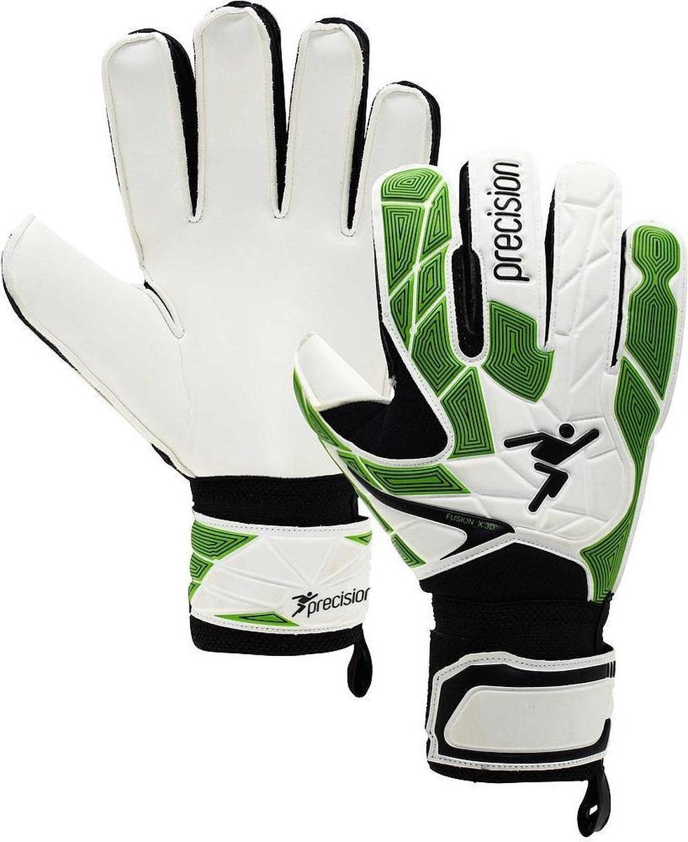 Precision Keepershandschoenen Fusion_x.3d Junior Wit/groen Mt 3