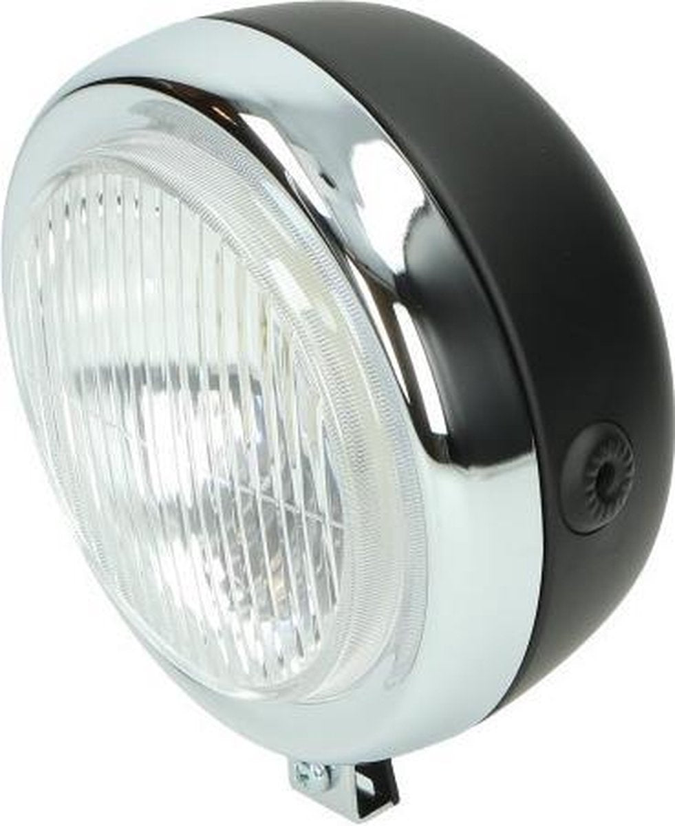 Koplamp rond Puch Maxi zwart
