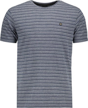 Twinlife Regular fit T-shirt met all over print Maritime blue maat XL