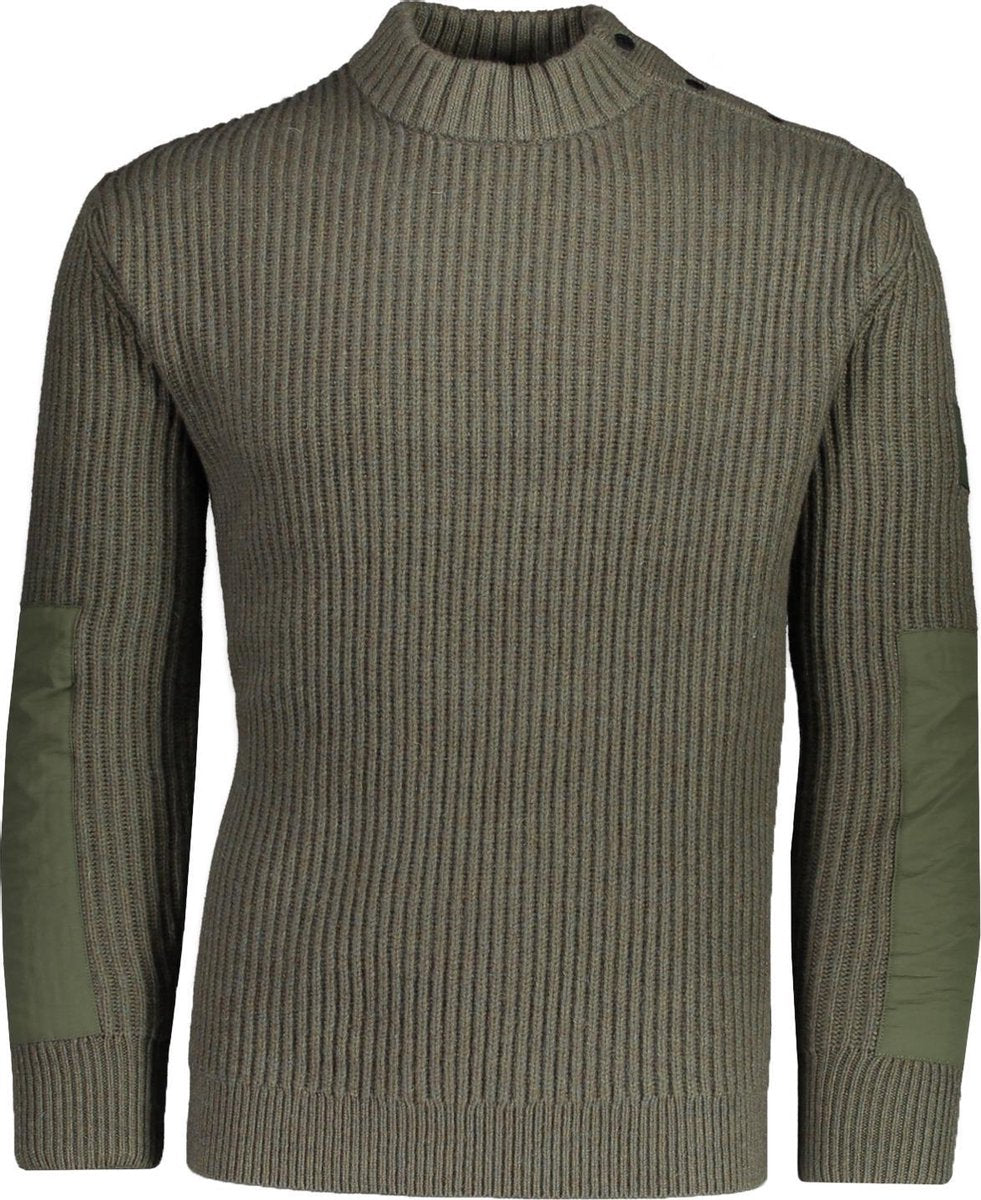 Calvin Klein Sweater Groen Normaal - Maat M - Heren - Herfst/Winter Collectie - Polyamide