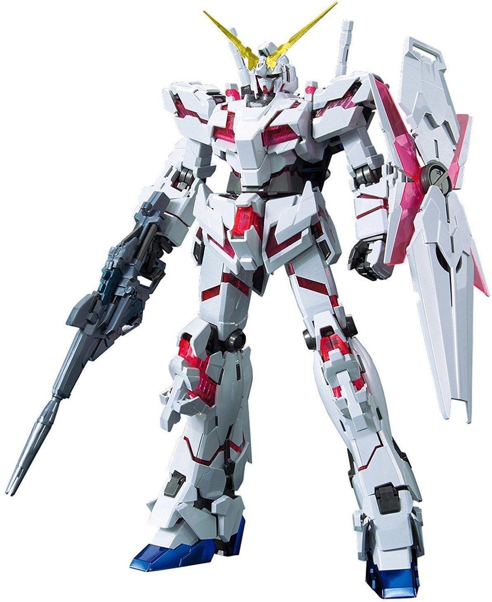 Bandai Gundam Unicorn Bouwpakket Titanium Finish Grijs/rood