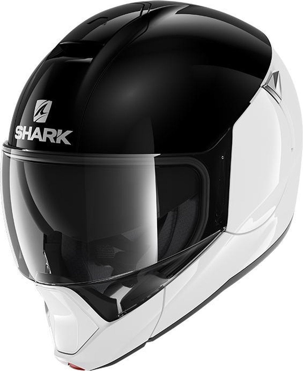 SHARK EVOJET DUAL BLANK White Black White maat M