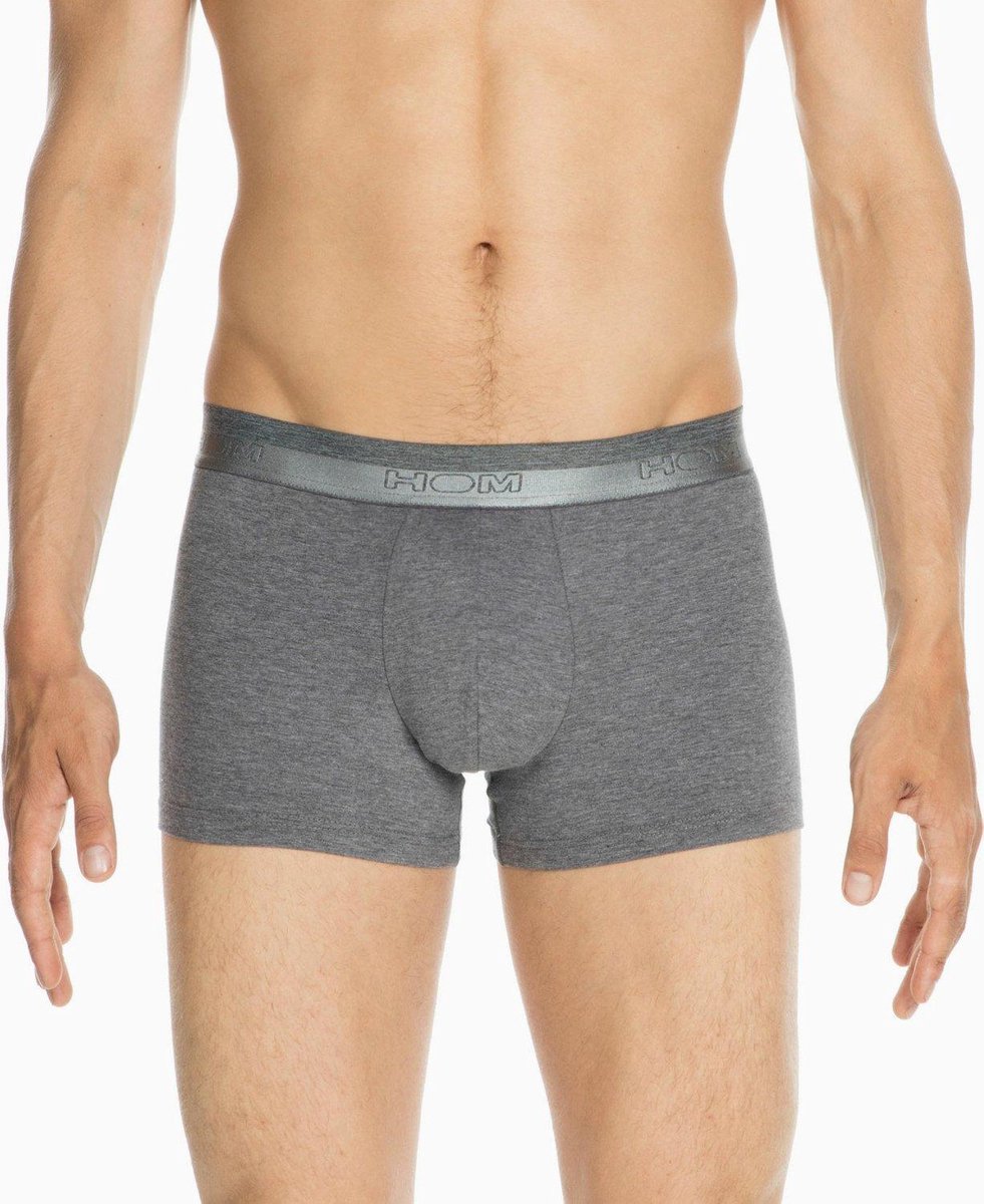 HOM CLASSIC Grijze Medium Boxershorts Katoen En Modal - XXL