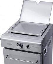 BBQ RVS bakplaat voor zijbrander module
