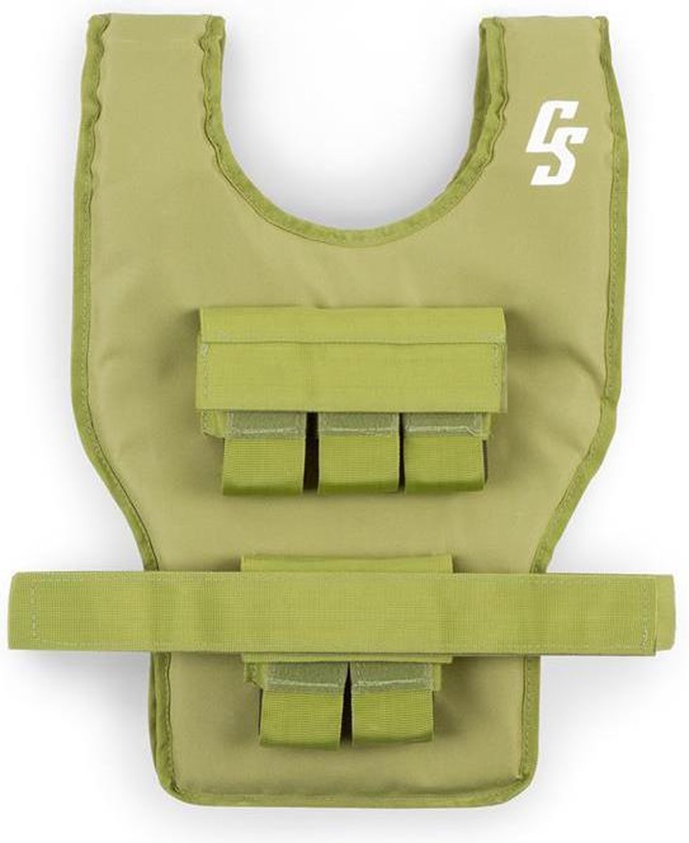 CAPITAL SPORTS Monstervest gewichtsvest 10 kg voor uitbreiding van kracht- en duurtraining - Universeel geschikt - nylon