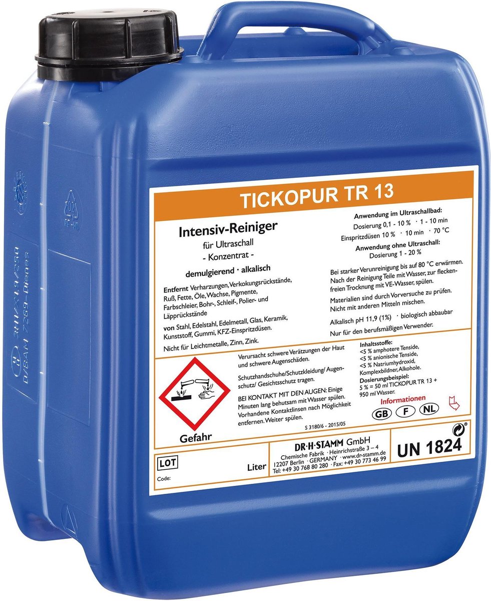 TICKOPUR TR13 - 5L Reinigingsconcentraat voor injectoren