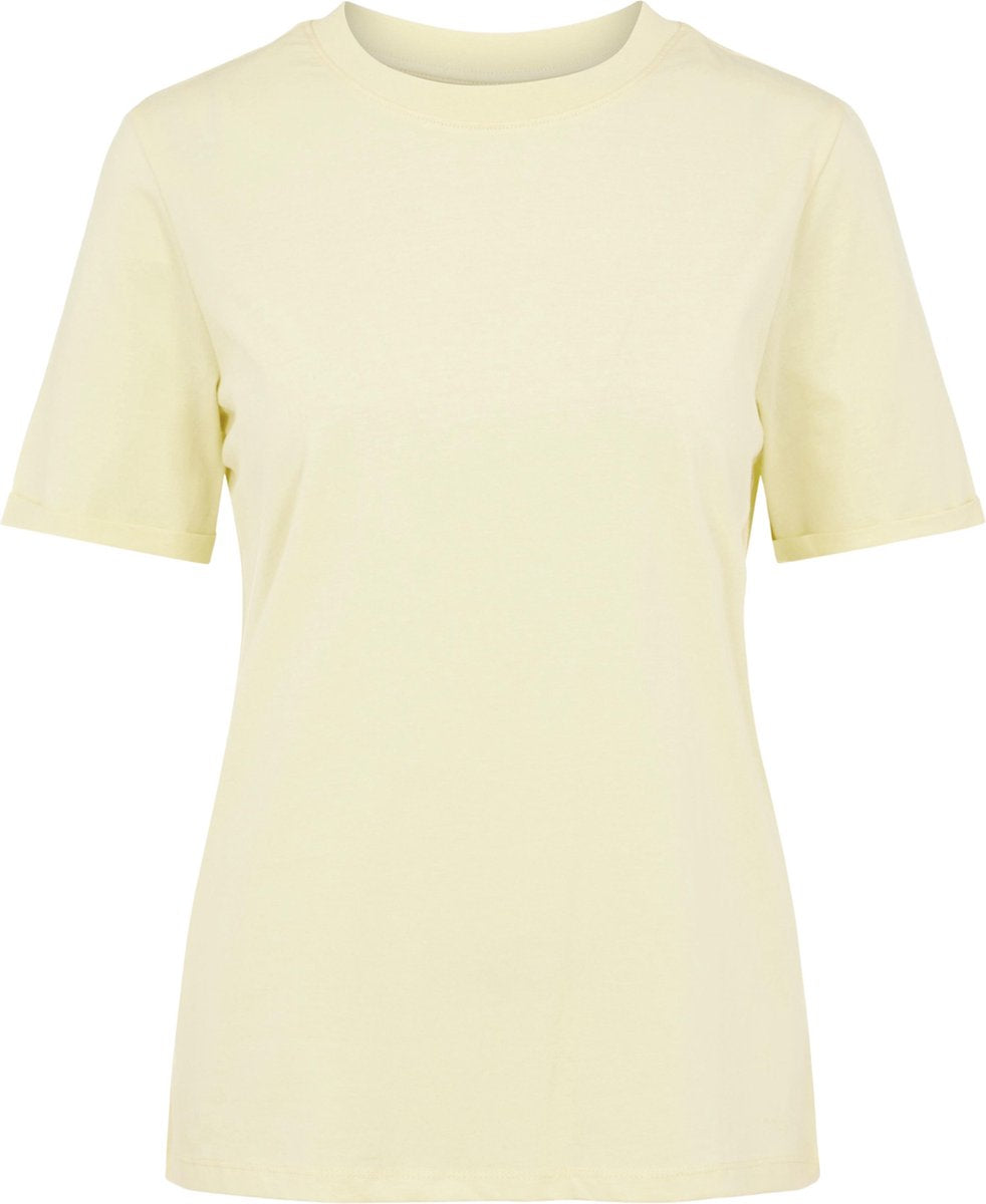 Pieces PCRIA SS FOLD UP SOLID TEE NOOS BC -Maat S