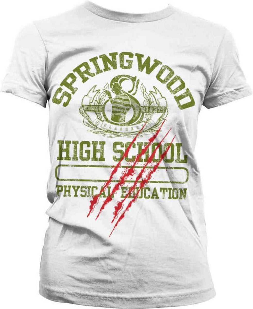 A NIGHTMARE ON ELM STREET - T-Shirt Springwood High School GIRLY (XXL)