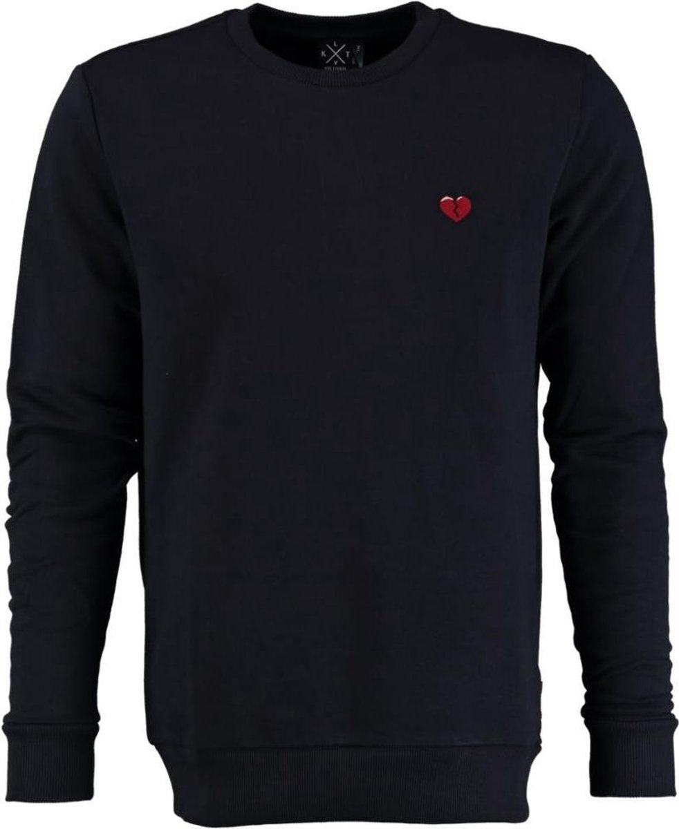 Kultivate zachte donkerblauwe sweater - Maat XXL