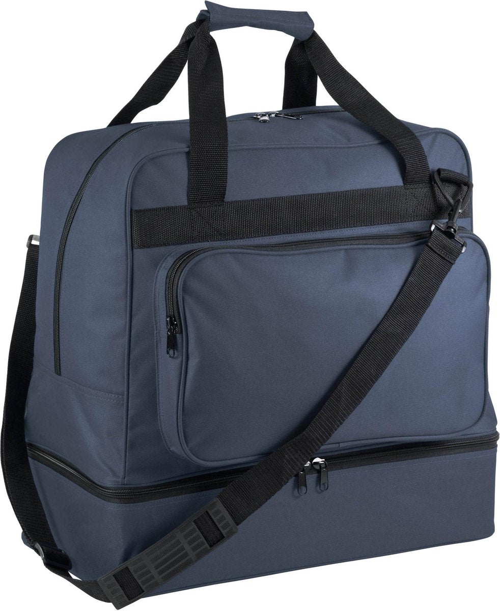 Teamsporttas met handige bodem – 60 liter – navy blauw