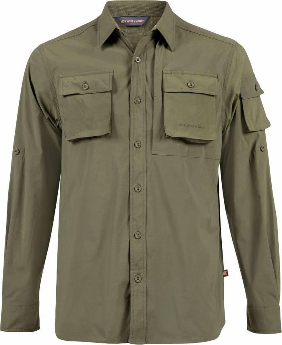 Life-Line Jowan Blouse - Heren Outdoor Overhemd - Anti-Insect Werking