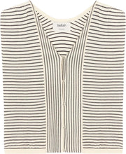 Ba&sh Lony Short Sleeve Vest Gestreept  dames maat 36