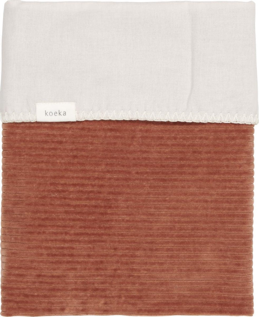 Koeka Wiegdeken flanel Vik - hazel 75x100cm
