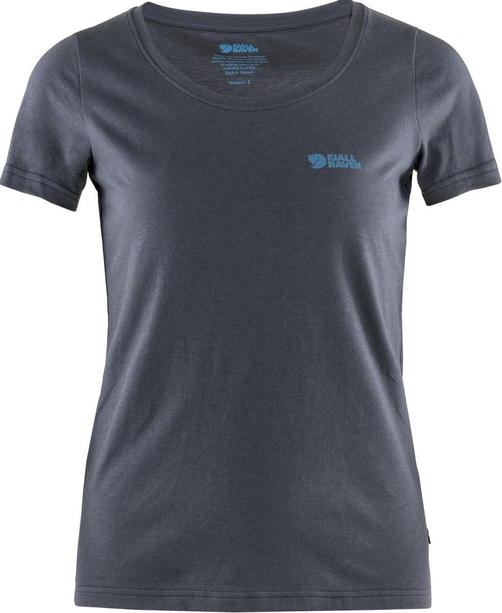 Fjallraven Logo Outdoorshirt Dames - Navy - Maat M