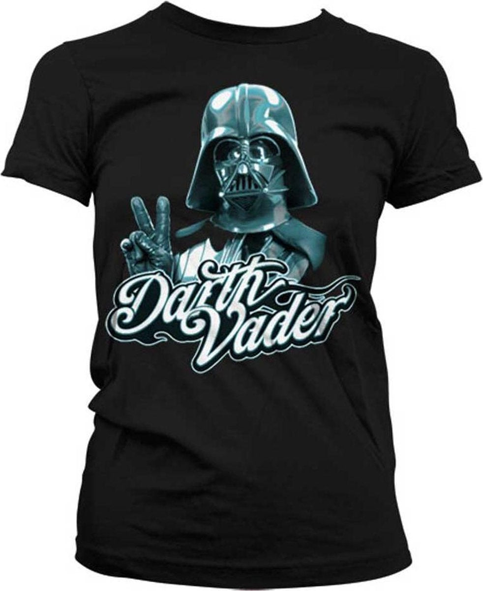 STAR WARS - T-Shirt Cool Vader - GIRLY - Black (XL)