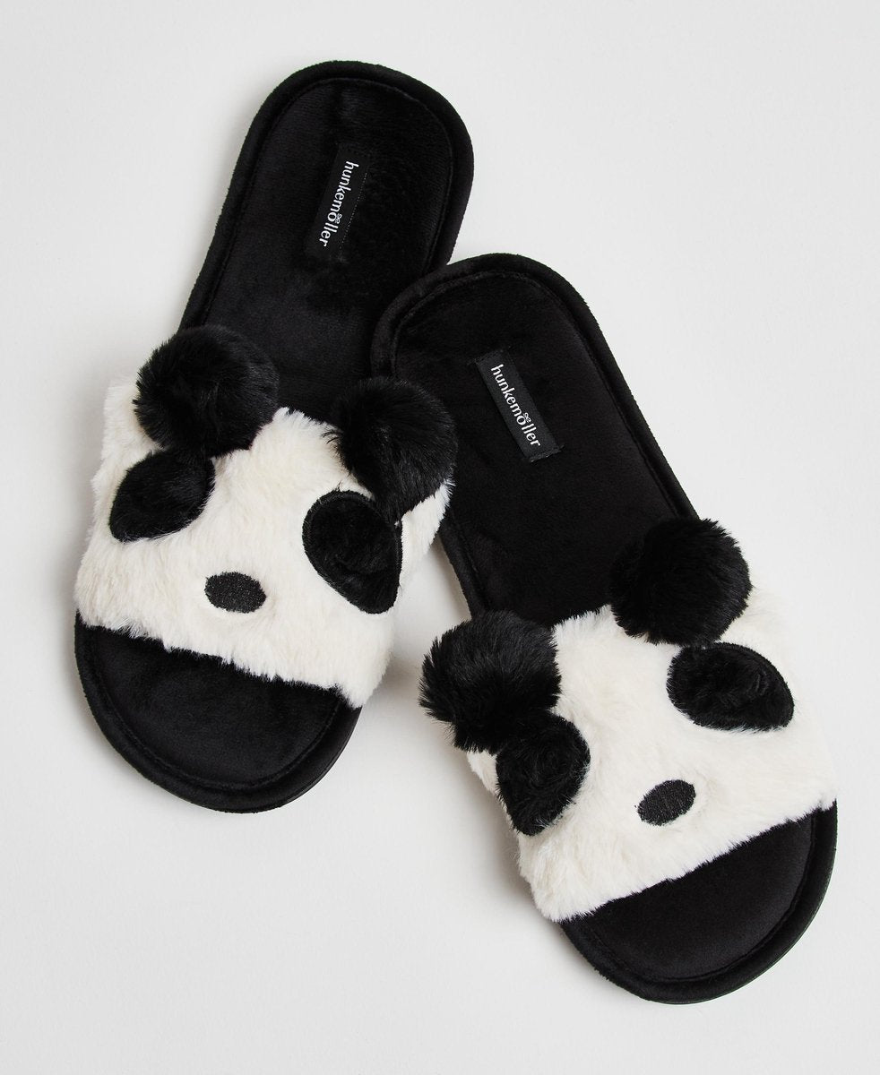 Hunkemöller Dames Slippers Panda - maat 40/41