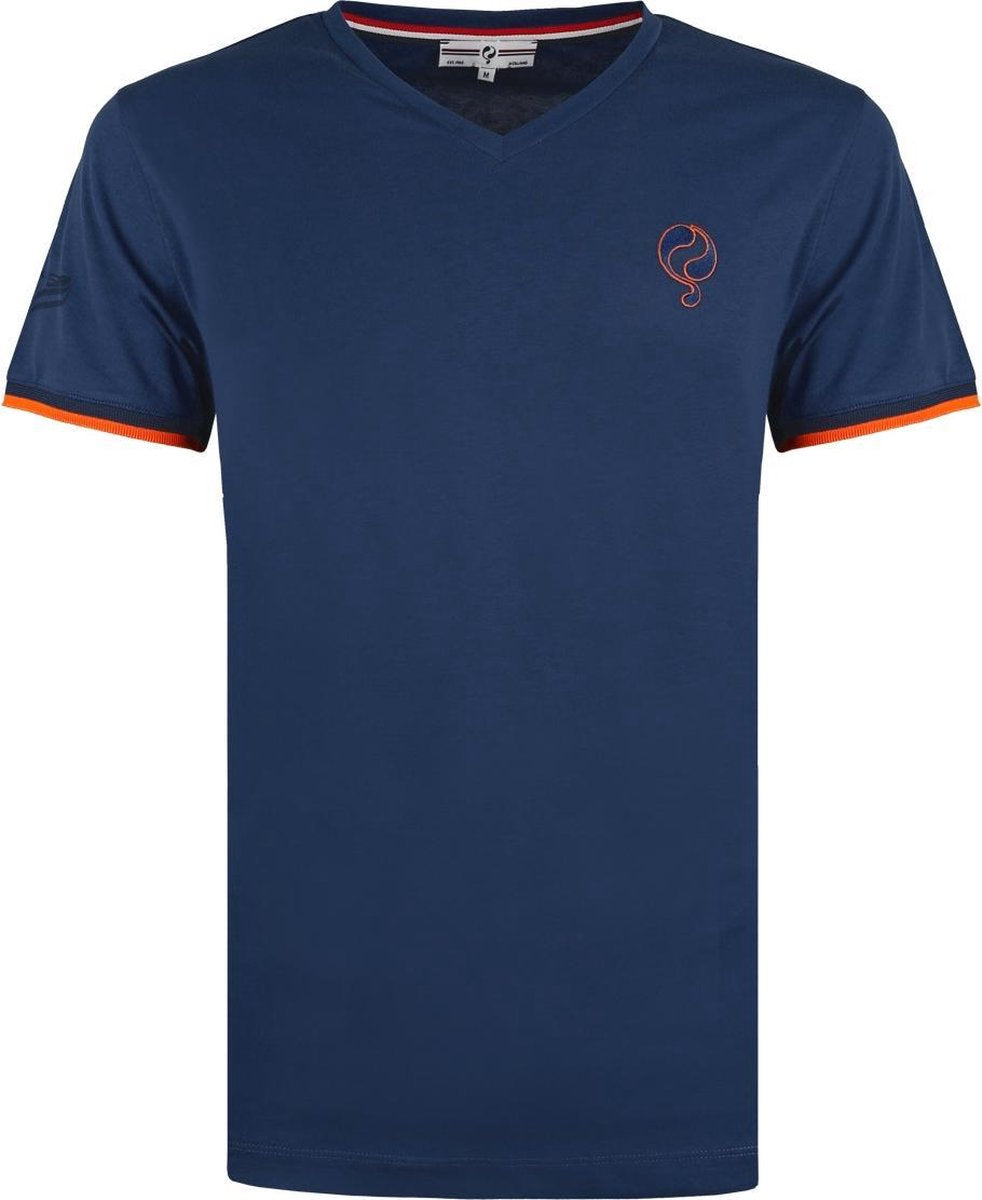 Heren T-shirt Egmond - Marine Blauw