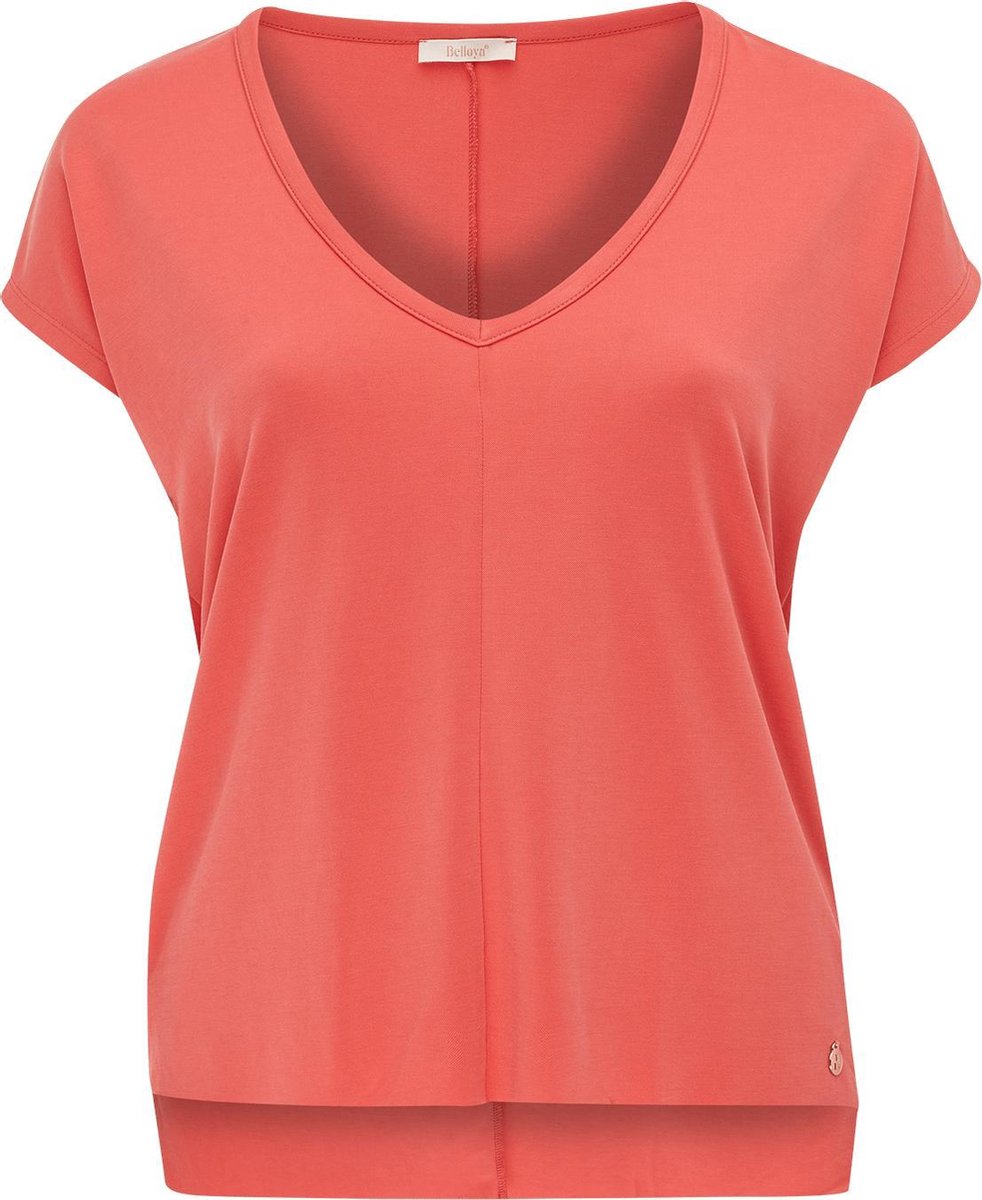 Luxe shirt met V-hals